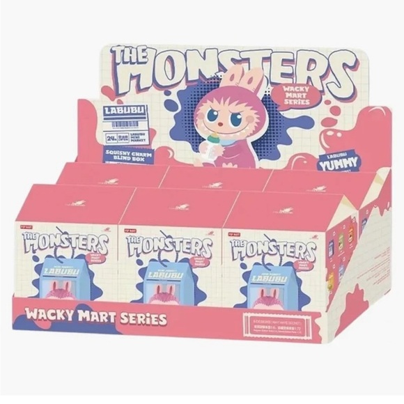 POP MART 100% Authentic Labubu The Monsters Wacky Mart Series YAKITORI Squishy - Picture 4 of 14